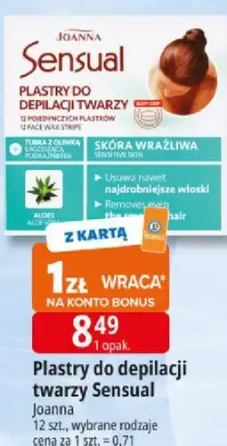 E.Leclerc Plastry do depilacji twarzy Sensual oferta
