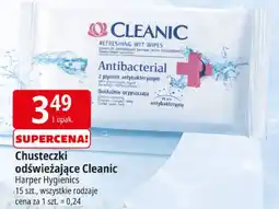 E.Leclerc Chusteczki odświeżające Cleanic oferta