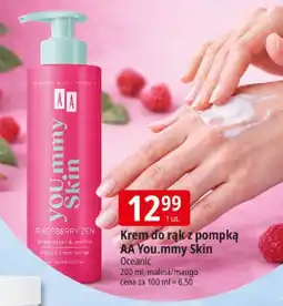 E.Leclerc Krem do rąk z pompką AA You.mmy Skin oferta