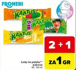 Carrefour Market Lody na patyku** KAKTUS oferta