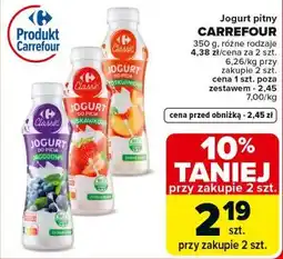 Carrefour Market Jogurt pitny CARREFOUR oferta