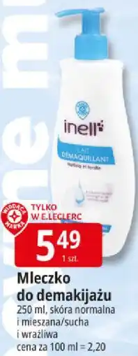 E.Leclerc Mleczko do demakijażu Inell oferta