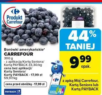 Carrefour Market Borówki amerykańskie* CARREFOUR oferta