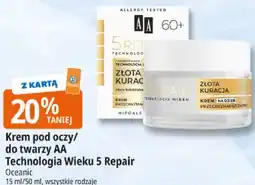 E.Leclerc Krem pod oczy/ do twarzy AA Technologia Wieku 5 Repair oferta