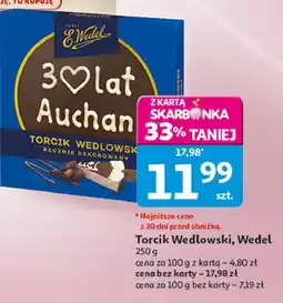Auchan Torcik waflowy E. Wedel Wedlowski oferta