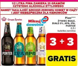 Carrefour Market Piwo ŻYWIEC BIAŁE, BIAŁE 0%, APA, IPA, PORTER oferta