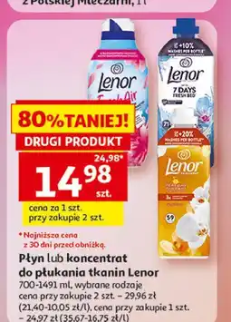 Auchan Płyn do płukania spring awakening Lenor oferta