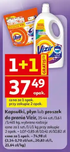 Auchan Proszek do prania kolorów Vizir oferta
