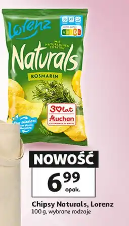 Auchan Chipsy rosmarin Lorenz Naturals oferta