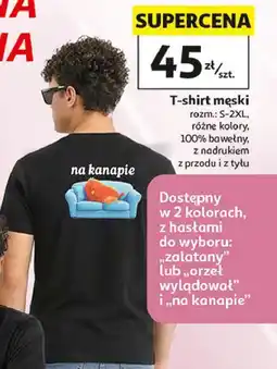 Auchan T-shirt męski s-2xl oferta