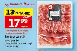 Auchan Zestaw wędlin antipasto Auchan Różnorodne (Logo Czerwone) oferta