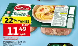Auchan Boczek w kostce pancetta dolce Galbani oferta