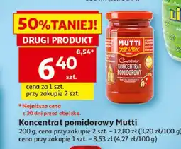 Auchan Koncentrat pomidorowy Mutti oferta
