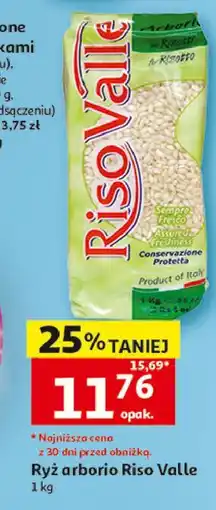 Auchan Ryż arborio do risotto Riso Valle oferta