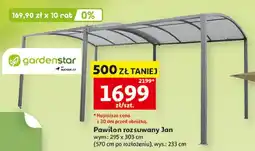 Auchan Pawilon ogrodowy jan 2.95/5.70 x 3.03 m Garden Star oferta