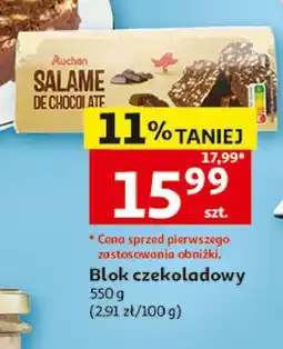 Auchan Blok czekoladowy Auchan Różnorodne (Logo Czerwone) oferta