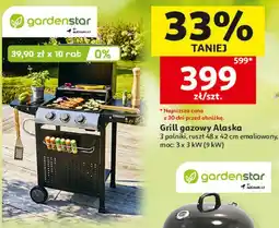 Auchan Grill gazowy alaska Garden Star oferta