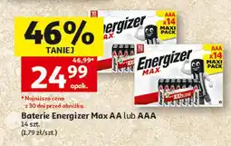 Auchan Baterie aa Energizer Max oferta