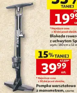 Auchan Pompka rowerowa z ciśnieniomierzem Good Bike oferta