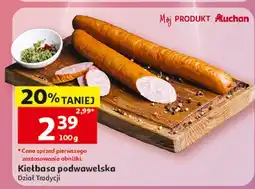 Auchan Kiełbasa podwawelska parzona Auchan Różnorodne (Logo Czerwone) oferta