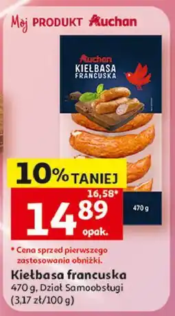 Auchan Kiełbasa francuska Auchan Różnorodne (Logo Czerwone) oferta