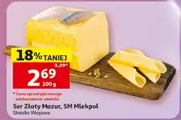 Auchan Ser złoty mazur Mlekpol oferta
