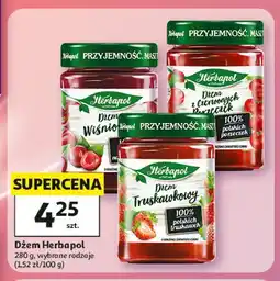 Auchan Dżem z czarnych porzeczek Herbapol oferta