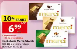 Auchan Czekolada kawowo-śmietankowa Storck Merci oferta