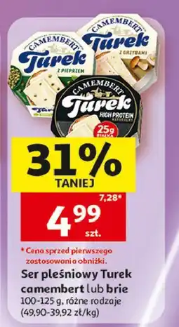 Auchan Ser brie naturalny Turek oferta