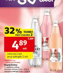 Auchan Napój tonic water Kinley oferta