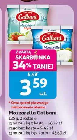 Auchan Ser mozzarella light Galbani oferta