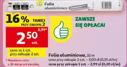 Auchan Folia aluminiowa 10 m Podniesiony Kciuk oferta
