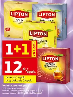 Auchan Herbata Lipton Daring English Breakfast oferta
