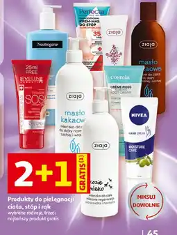 Auchan Krem do stóp z olejkiem awokado Cosmia oferta