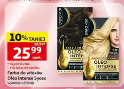 Auchan Farba do włosów intensywna czerń 1-10 Syoss Oleo Intense oferta