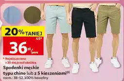 Auchan Spodenki męskie z 5 kieszeniami oferta