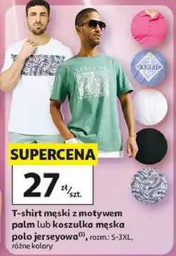Auchan Koszulka polo męska s-3xl oferta