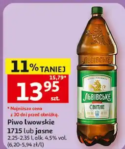 Auchan Piwo Lwowskie 1715 oferta