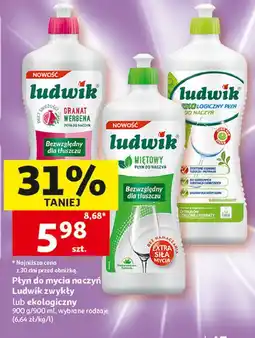 Auchan Płyn do mycia naczyń ekologiczny Ludwik oferta