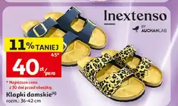 Auchan Klapki damskie 36-42 Inextenso By Auchan oferta