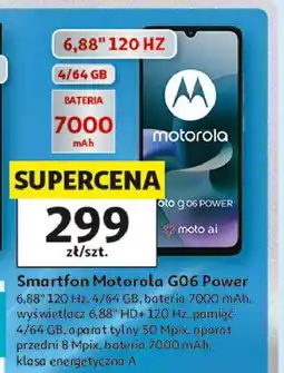 Auchan Smartfon g06 power 4/64 gb Motorola oferta