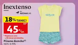Auchan Piżama damska s-xxl Inextenso By Auchan oferta