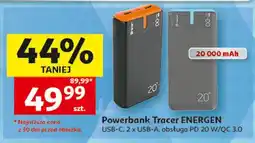 Auchan Powerbank energen 20000 mah Tracer oferta