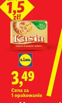 Lidl Margaryna Kasia bez konserwantów z witaminą A i D oferta