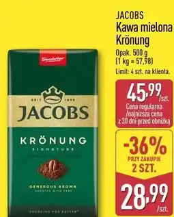 ALDI JACOBS Kawa mielona Krönung oferta