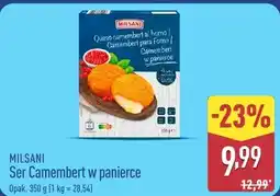 ALDI MILSANI Ser Camembert w panierce oferta