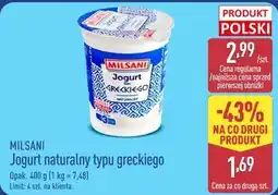 ALDI MILSANI Jogurt naturalny typu greckiego oferta