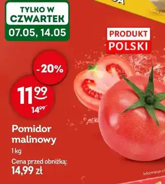 Żabka Pomidor malinowy polski oferta