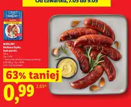 Lidl Kiełbasa śląska duża paczka Morliny oferta