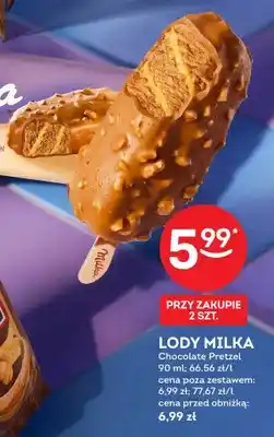Żabka Lody Milka Chocolate Pretzel oferta